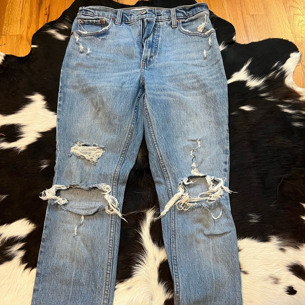 Abercrombie and Fitch Skinny Straight High Rise Jeans